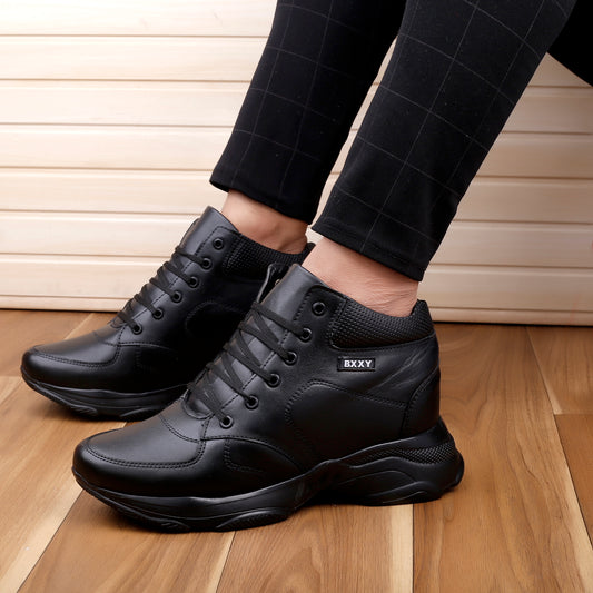 3 Inches Hidden Height Increasing Sneaker Boots