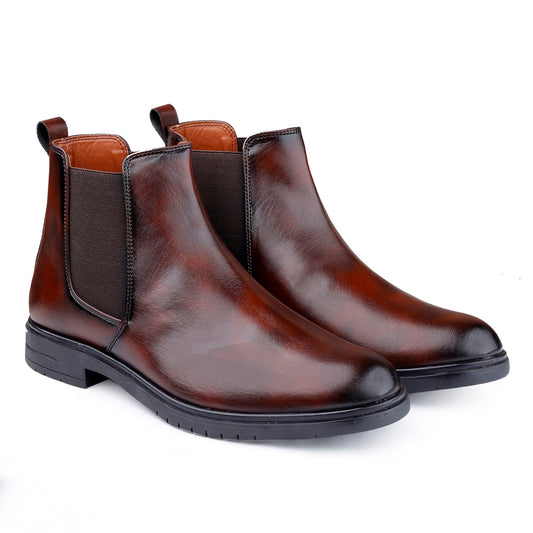 Slip-on Ankle Stylish Boots for Men