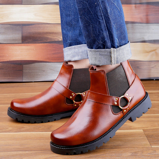 Men's Slip-on Ankle Stylish Boots for Men