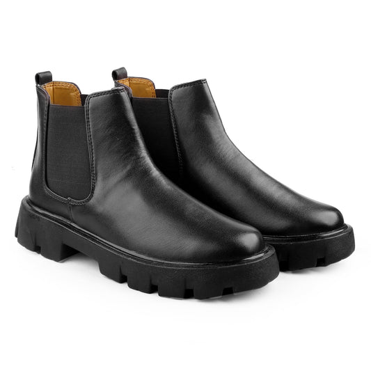 Men's Pu Material Casual Chelsea and Ankle Boots.